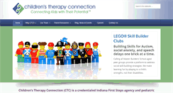 Desktop Screenshot of childrenstherapyconnection.com